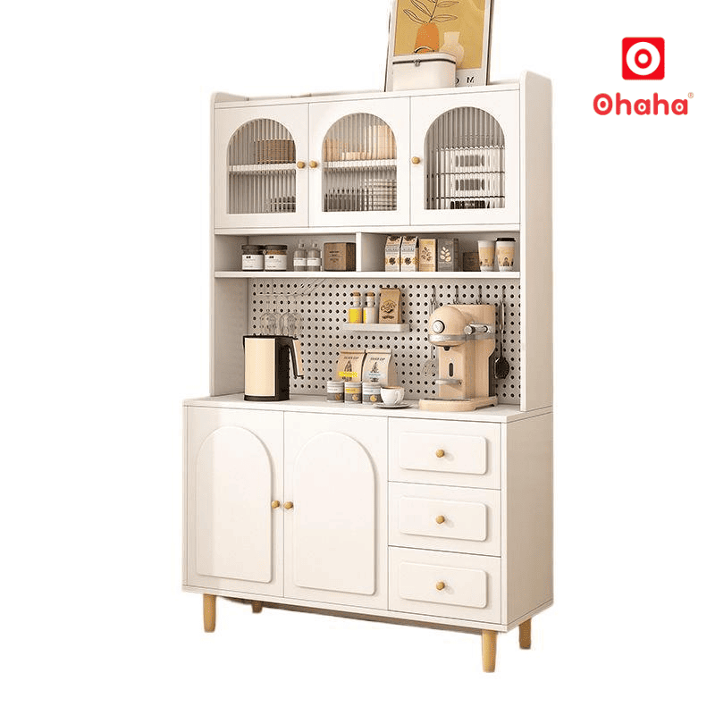 Tủ bếp gỗ công nghiệp hiện đại OHAHA - TB083