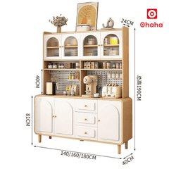 Tủ bếp gỗ công nghiệp hiện đại OHAHA - TB083