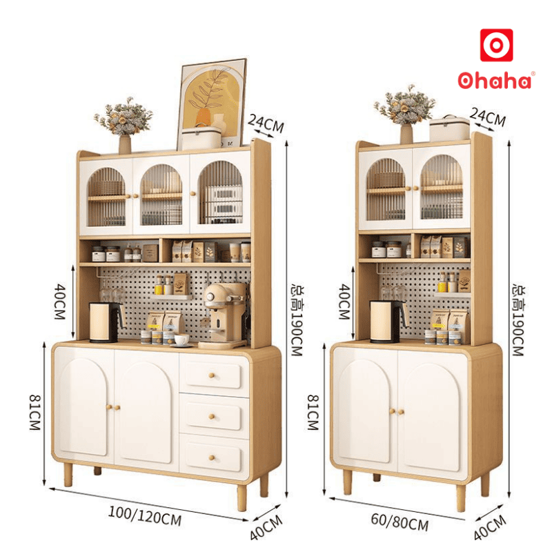 Tủ bếp gỗ công nghiệp hiện đại OHAHA - TB083