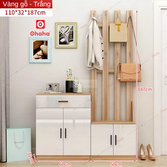 Tủ giày cao cấp kết hợp kệ treo Ohaha - TGCC038
