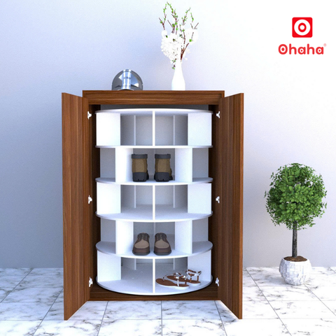 Tủ giày thông minh cao cấp xoay 360 độ OHAHA - TGCC039