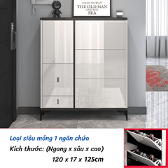 Tủ giày thông minh siêu mỏng cao cấp Ohaha - TGCC018