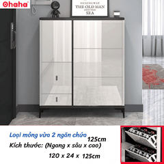 Tủ giày thông minh siêu mỏng cao cấp Ohaha - TGCC018
