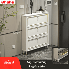 Tủ giày thông minh siêu mỏng cao cấp Ohaha - TGCC021