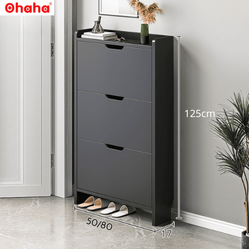 Tủ giày thông minh siêu mỏng cao cấp Ohaha - TGCC022