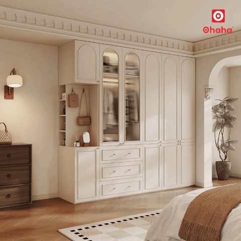 Tủ quần áo gỗ công nghiệp hiện đại cao cấp OHAHA - TACC024
