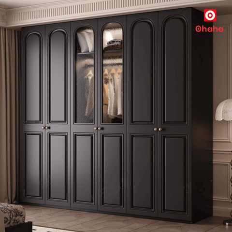 Tủ quần áo gỗ công nghiệp hiện đại cao cấp OHAHA - TACC027