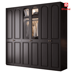 Tủ quần áo gỗ công nghiệp hiện đại cao cấp OHAHA - TACC027