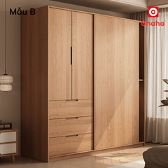 Tủ quần áo gỗ công nghiệp hiện đại OHAHA - HĐ031
