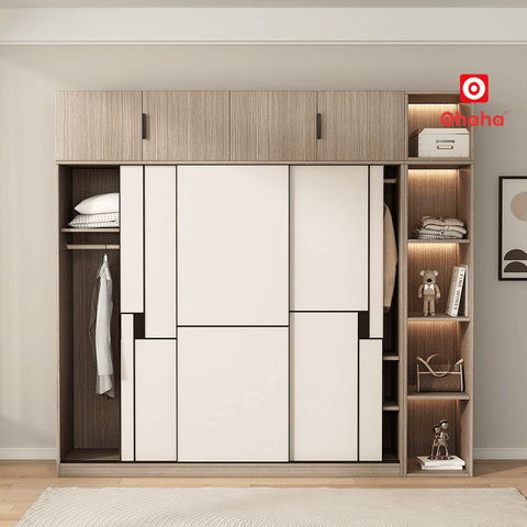 Tủ quần áo gỗ công nghiệp hiện đại OHAHA - HĐ033