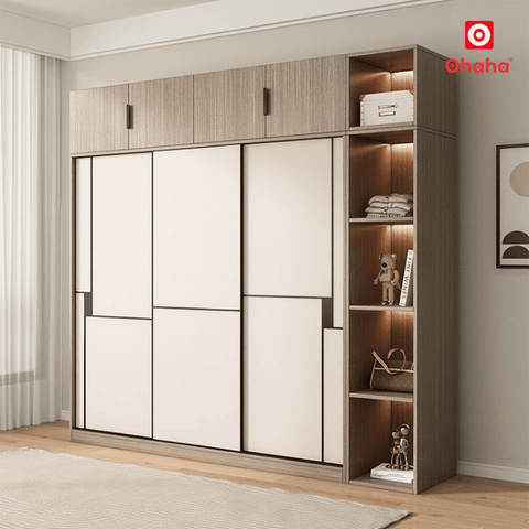 Tủ quần áo gỗ công nghiệp hiện đại OHAHA - HĐ033