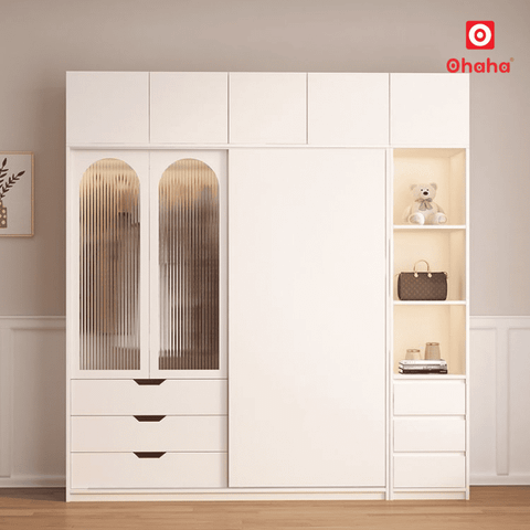 Tủ quần áo gỗ công nghiệp hiện đại OHAHA - HĐ034