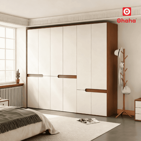 Tủ quần áo gỗ công nghiệp hiện đại OHAHA - HĐ036