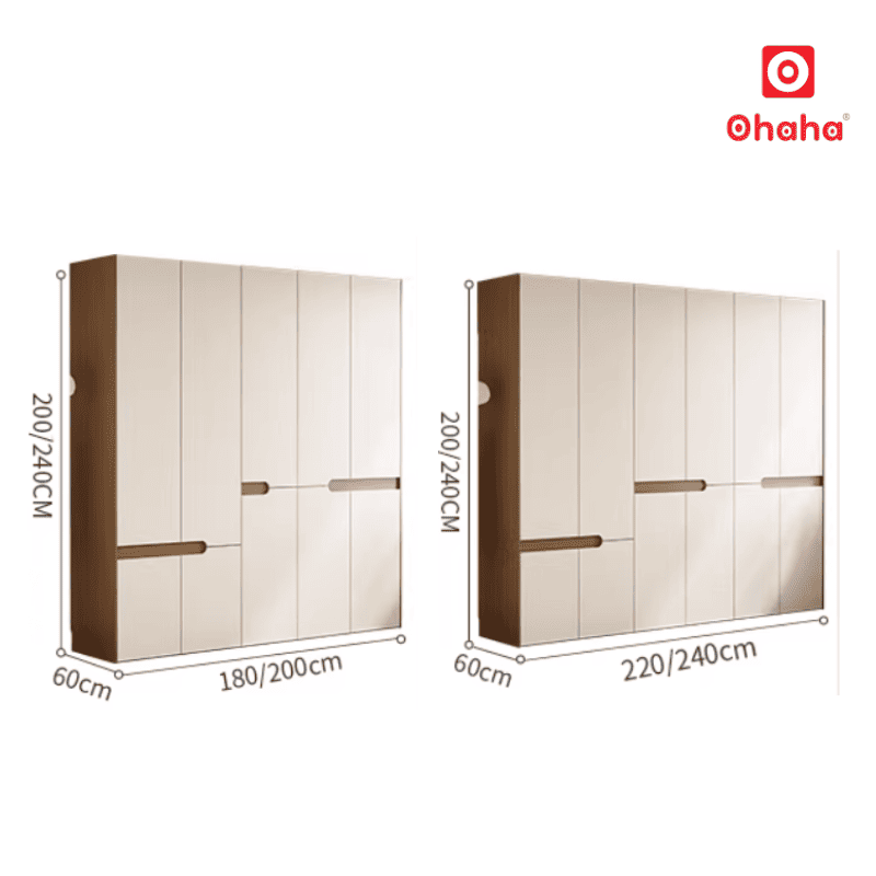 Tủ quần áo gỗ công nghiệp hiện đại OHAHA - HĐ036