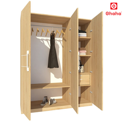 Tủ quần áo gỗ công nghiệp 3 cánh Ohaha - TQA026