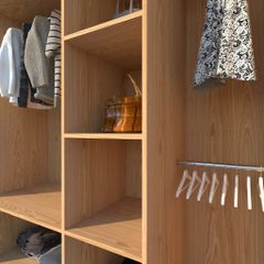 Tủ quần áo gỗ cao cấp phủ veneer sồi Ohaha - VE004