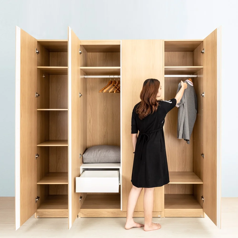 Tủ Quần Áo Gỗ Công Nghiệp Cao Cấp OHAHA - TQA023