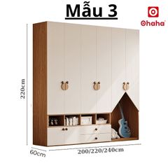 Tủ quần áo trẻ em hiện đại OHAHA - TAK016