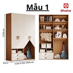 Tủ quần áo trẻ em hiện đại OHAHA - TAK016