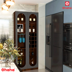 Tủ rượu gỗ công nghiệp Ohaha - TR012