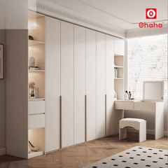 Tủ quần áo hiện đại kết hợp bàn trang điểm OHAHA - HĐ029