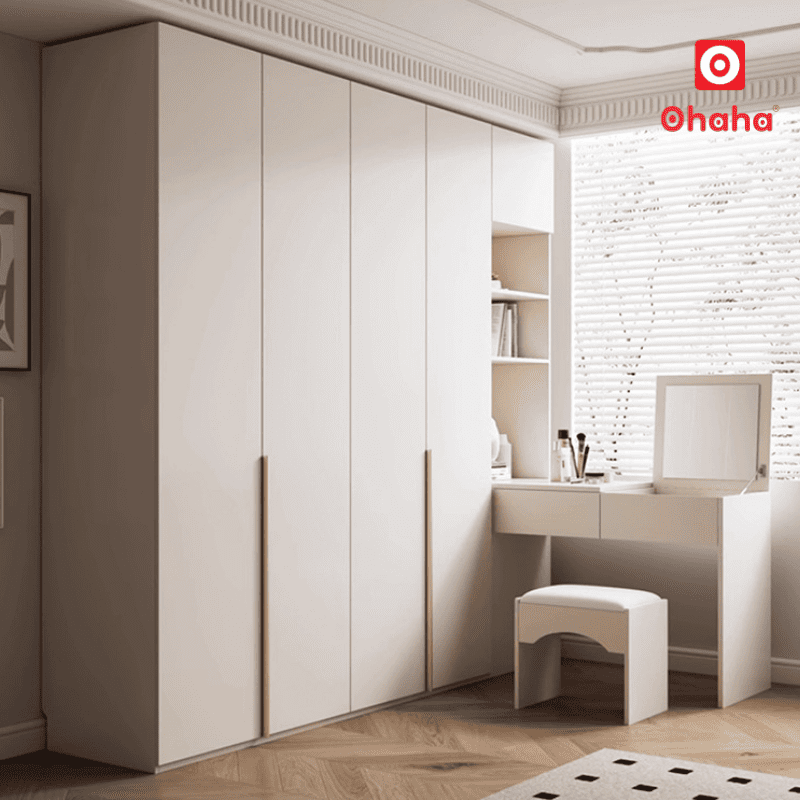 Tủ quần áo hiện đại kết hợp bàn trang điểm OHAHA - HĐ029