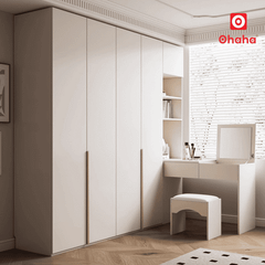 Tủ quần áo hiện đại kết hợp bàn trang điểm OHAHA - HĐ029
