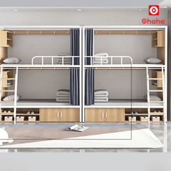 Giường tầng hiện đại khung sắt cao cấp dành cho homestay OHAHA - GTS056