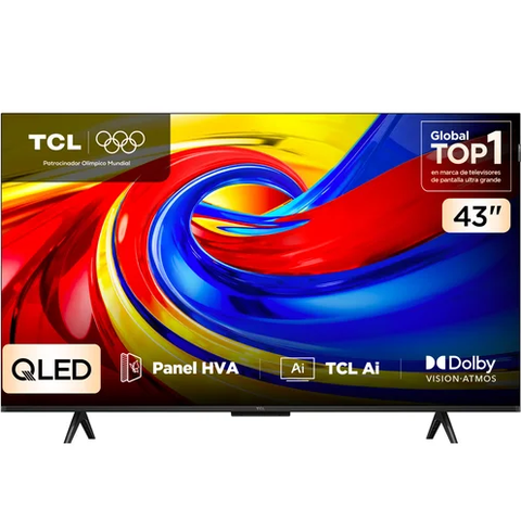 Google Tivi QLED TCL 4K 43 inch 43P7L