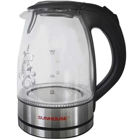 Bình đun siêu tốc thủy tinh Sunhouse 1.7 lít SHD1217