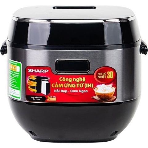 Nồi cơm cao tần Sharp 1.8 lít KS-IH191V-BK