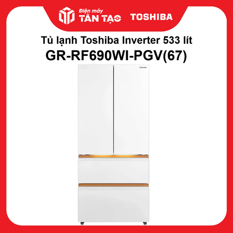 Tủ lạnh Toshiba Inverter 533 lít GR-RF690WI-PGV(67)