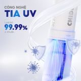 Máy tăm nước Chido Khử trùng UVC PRO | Khử Khuẩn UVC | 5 Chế Độ, 4 Đầu Tăm | Chống Nước IPX7