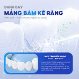 Máy tăm nước Chido Khử trùng UVC PRO | Khử Khuẩn UVC | 5 Chế Độ, 4 Đầu Tăm | Chống Nước IPX7