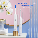 Bàn Chải Điện Chido CDSmile | Sóng Âm 42.000 Lần/Phút | 5 Chế Độ, 3 Đầu Bàn Chải | Pin 60 Ngày, Chống Nước IPX7