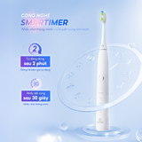 Bàn Chải Điện Chido CDSmile | Sóng Âm 42.000 Lần/Phút | 5 Chế Độ, 3 Đầu Bàn Chải | Pin 60 Ngày, Chống Nước IPX7