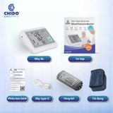 Máy Đo Huyết Áp Bắp Tay Chido | Chính Xác Chuẩn Y Tế | Hỗ Trợ Giọng Nói & Cảnh Báo Nhịp Tim