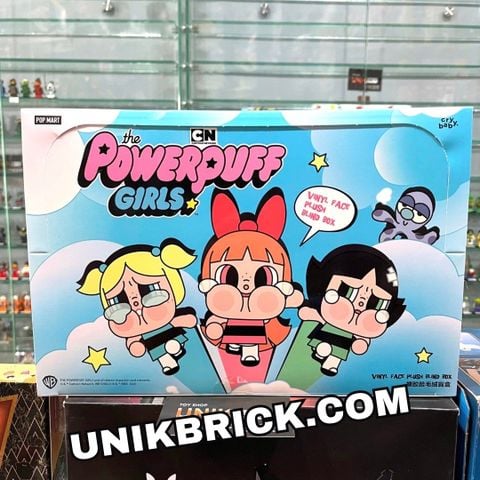  [CÓ HÀNG] POP MART CRYBABY × Powerpuff Girls Series Vinyl Face Plush Blind Box 