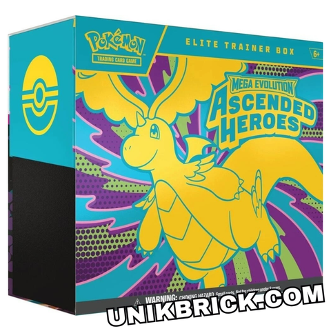  [CÓ HÀNG] Pokemon Pokémon TCG Mega Evolution Ascended Heroes Elite Trainer Box ETB 