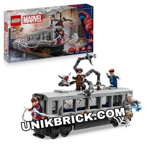  [CÓ HÀNG] LEGO 76321 Spider-Man vs. Doc Ock Subway Train Scene Marvel 