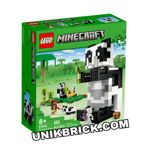  [CÓ HÀNG] 21245 LEGO The Panda Haven Minecraft Thiên Đường Gấu Trúc 