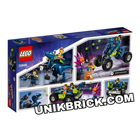  [CÓ HÀNG] LEGO 70826 Rex's Rex-treme Offroader! The LEGO Movie 2 Xe Địa Hình Siêu Đỉnh Của Rex 