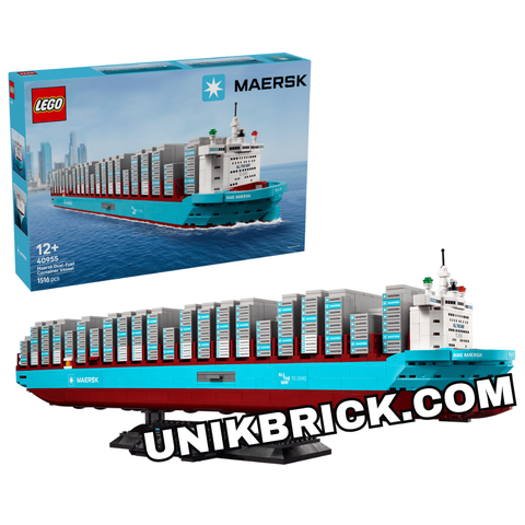  [HÀNG ĐẶT/ ORDER] 40955 LEGO Maersk Dual Fuel Container Vessel Tàu Hàng Hải 