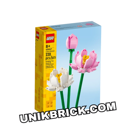  [CÓ HÀNG] LEGO 40647 Botanical Lotus Flowers Hoa Sen 