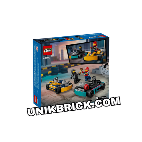  [CÓ HÀNG] 60400 LEGO Go-Karts and Race Drivers City Bộ Đôi Xe Đua Go Karts 