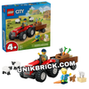 [CÓ HÀNG] 60461 Red Farm Tractor with Trailer & Sheep City Xe Công Nông Và Cừu