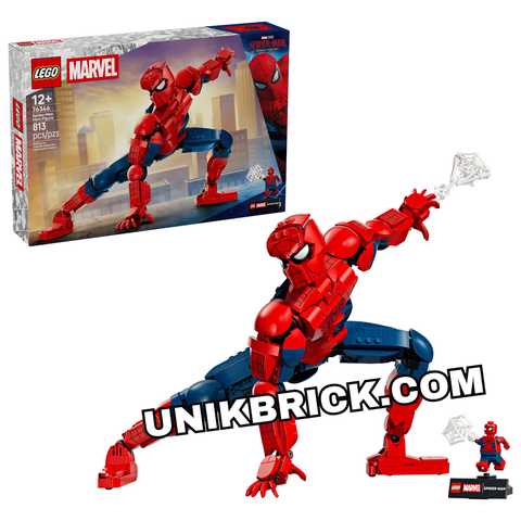  [HÀNG ĐẶT/ ORDER] 76346 Spider Man Hero Figure Marvel Mô Hình Người Nhện Khớp Động Cỡ Lớn 