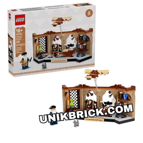  [CÓ HÀNG] 40902 LEGO Tribute to Leonardo da Vinci Promotional Set GWP Xưởng làm việc của Leonardo 