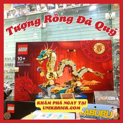  [CÓ HÀNG] LEGO 80112 Auspicious Dragon New Year Icons 2024 