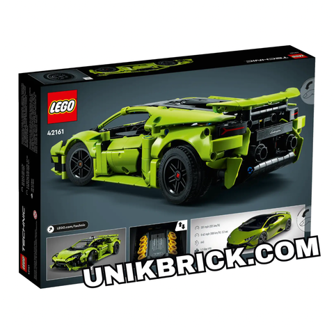  [CÓ HÀNG] LEGO 42161 Technic Lamborghini Huracán Tecnica: Siêu Xe Xanh Lục 